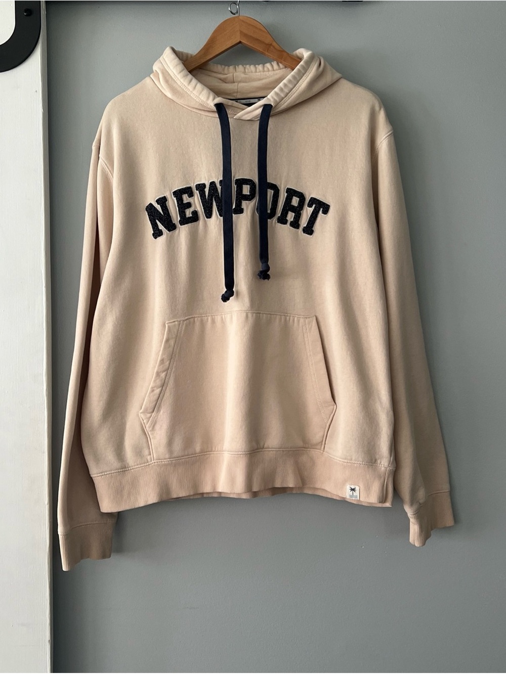 Desert Dunes Men's L Hooded Embroidered Newport Fleece Sweatshirt Organic Cotton